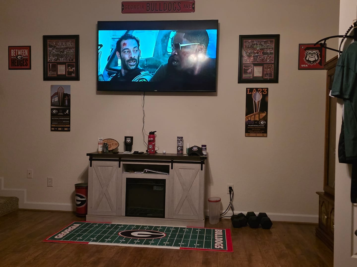 Customer photo review of Georgia Bulldogs 2022 National Championship Ticket Stub Single Layer Metal Wall Art