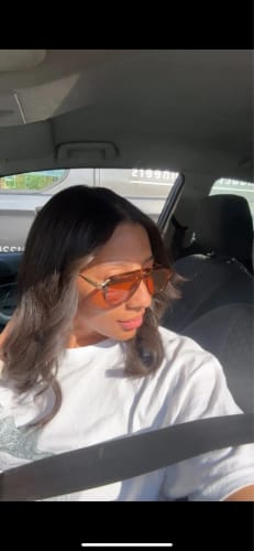 Customer photo review of Michelle Pilot Sunglasses