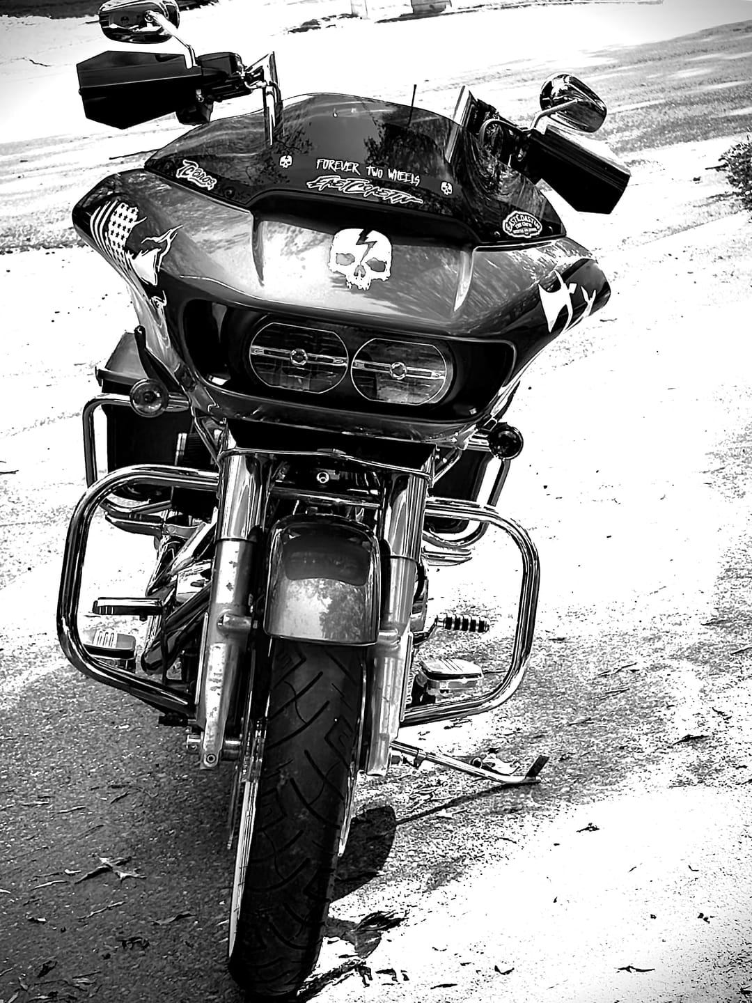 Customer photo review of FOREVER TWO WHEELS HELMET VISOR