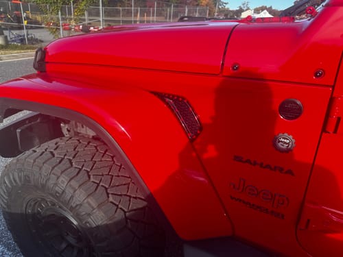 Customer photo review of Distinction® Fender Vents Hydrographics JL/JT
