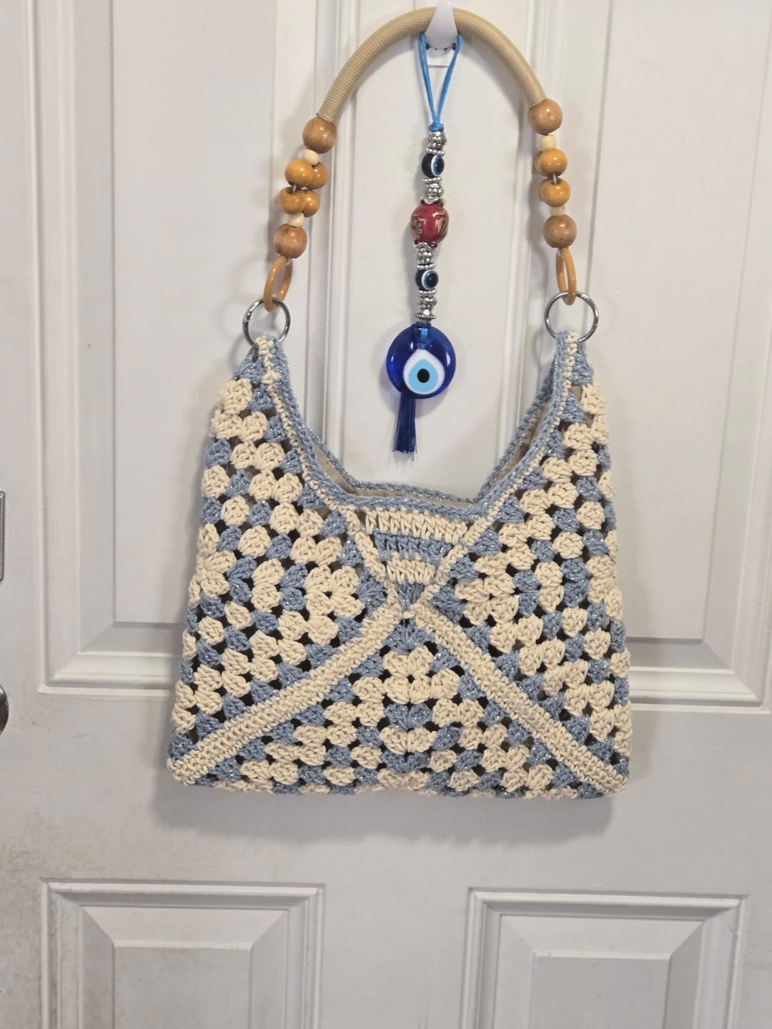 Customer photo review of CrochetPark™ Sunny Holiday shoulder bag crochet kit
