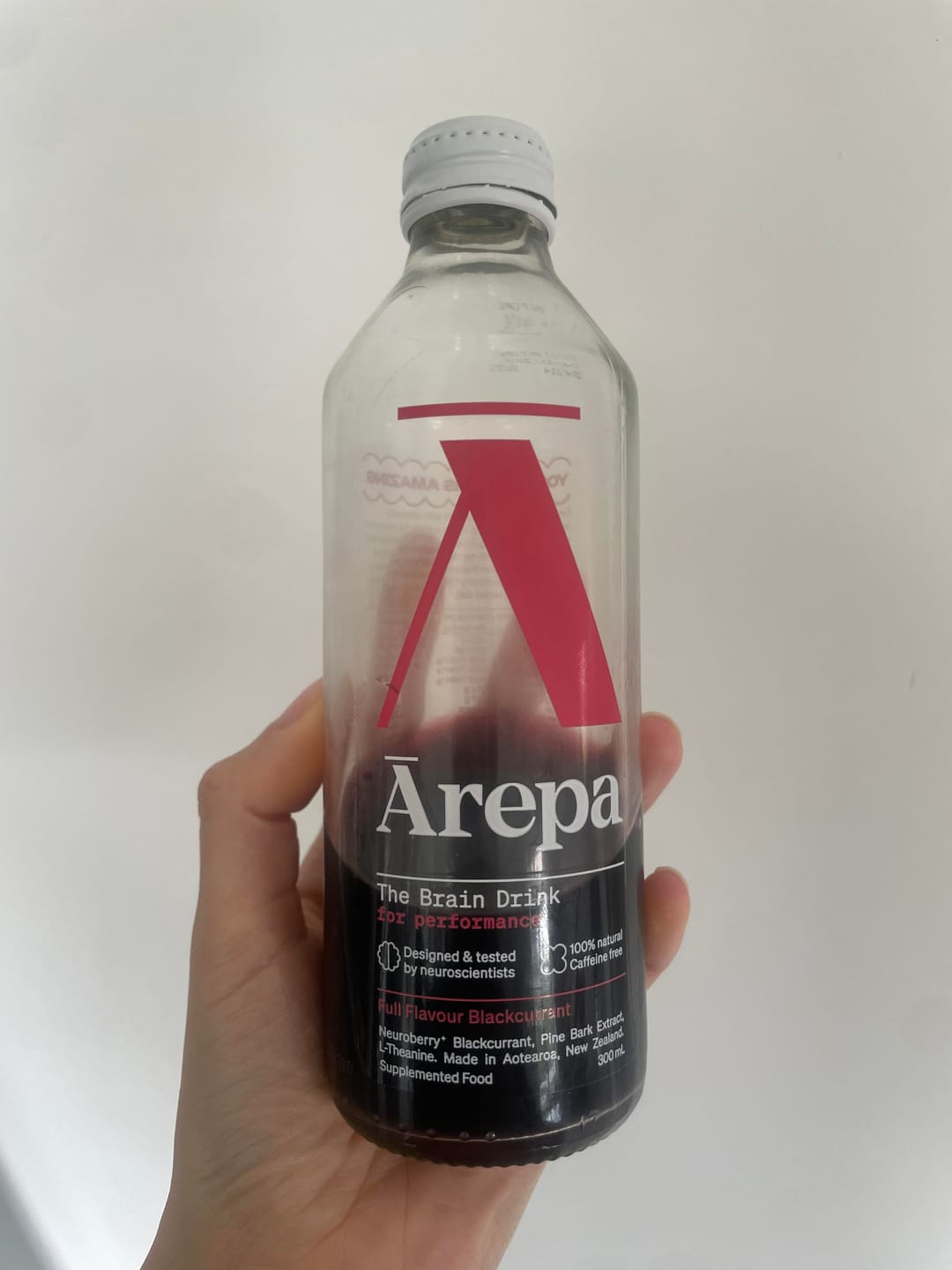 Customer photo review of The Brain Drink for Performance (300ml)⁺