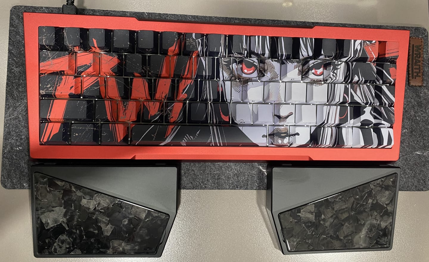 Customer photo review of Wraith Klavye Matı