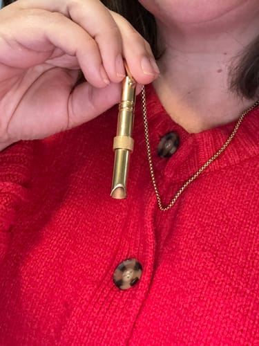 Customer photo review of Love Breathing Calming Necklace