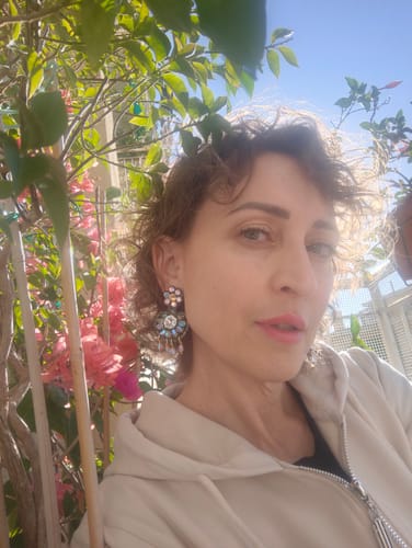 Customer photo review of Orecchini Caramel