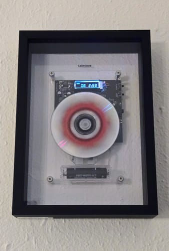 Customer photo review of M1 Music Frame CD Player