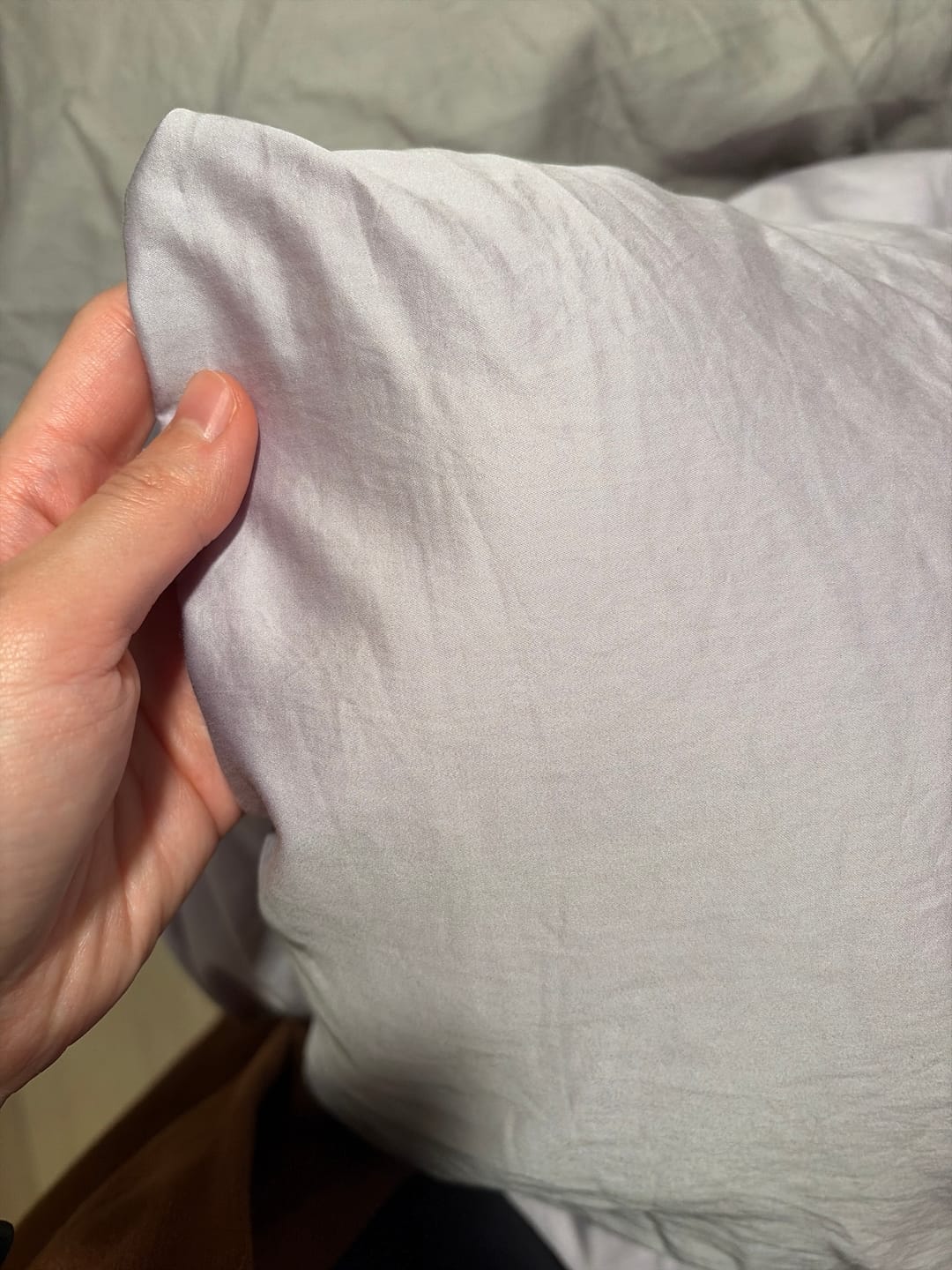 Customer photo review of Luxe Tencel-Cotton Duvet Cover