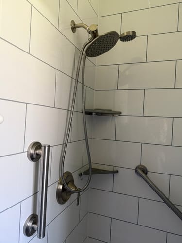 Customer photo review of 1-Spray Dual Shower Head Set