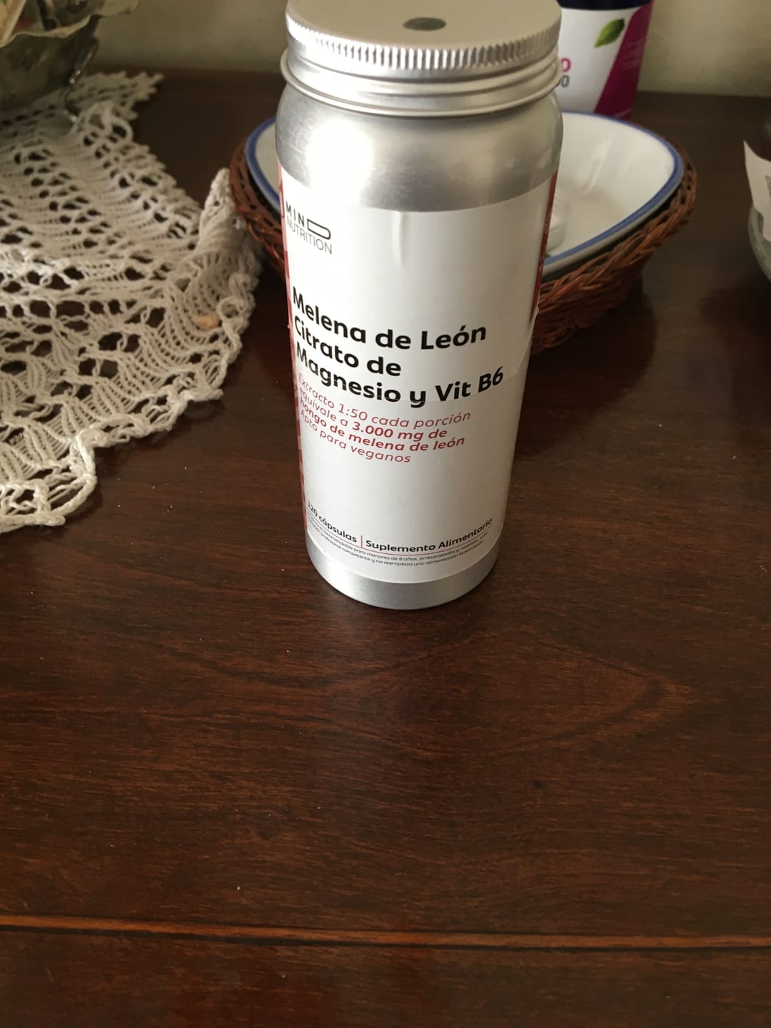 Customer photo review of Melena de León + Citrato de Magnesio + Vitamina B6 Capsulas Vegetales
