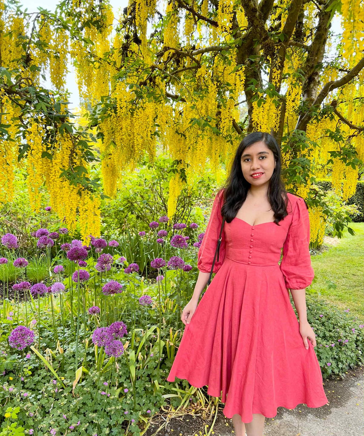 Customer photo review of Bardetta Linen Dress