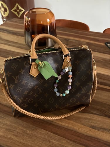 Customer photo review of LV Speedy Soft 30 Boho Brown Green Monogram Canvas GHW