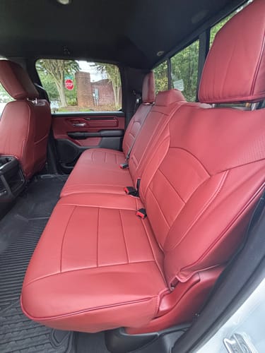 Customer photo review of Premium Custom-Fit Seat Covers