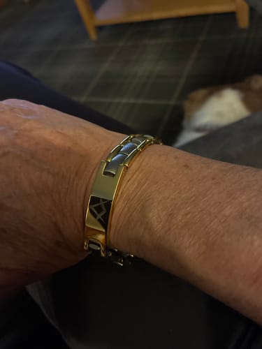 Customer photo review of Mens Masonic Bracelet