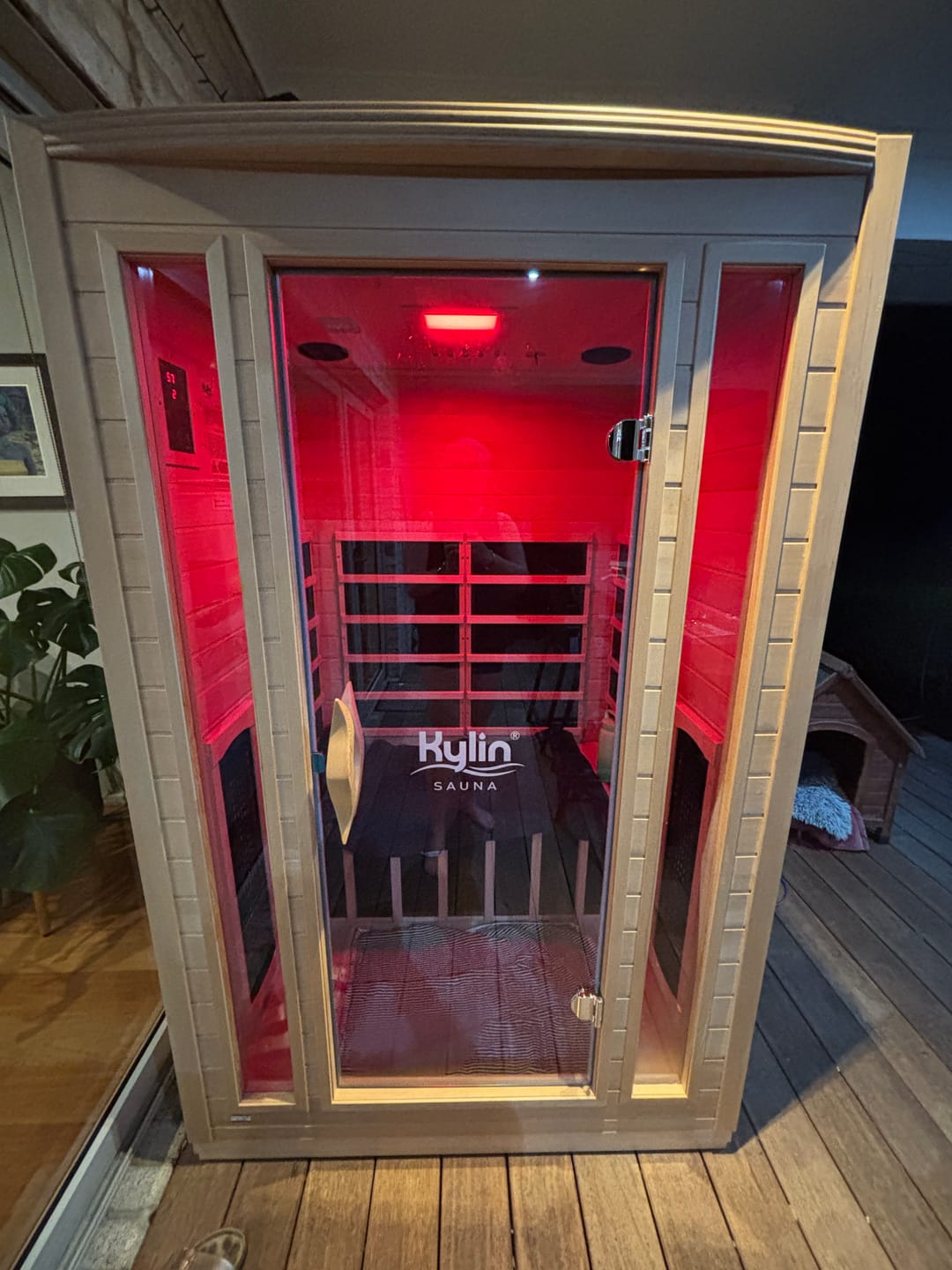 Customer photo review of Kylin Full Spectrum Low EMF Carbon Far Infrared Sauna 2 people - K8200 FS (NEW ARRIVAL)