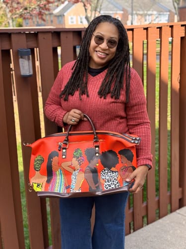 Customer photo review of Squad Travel Bag Orange