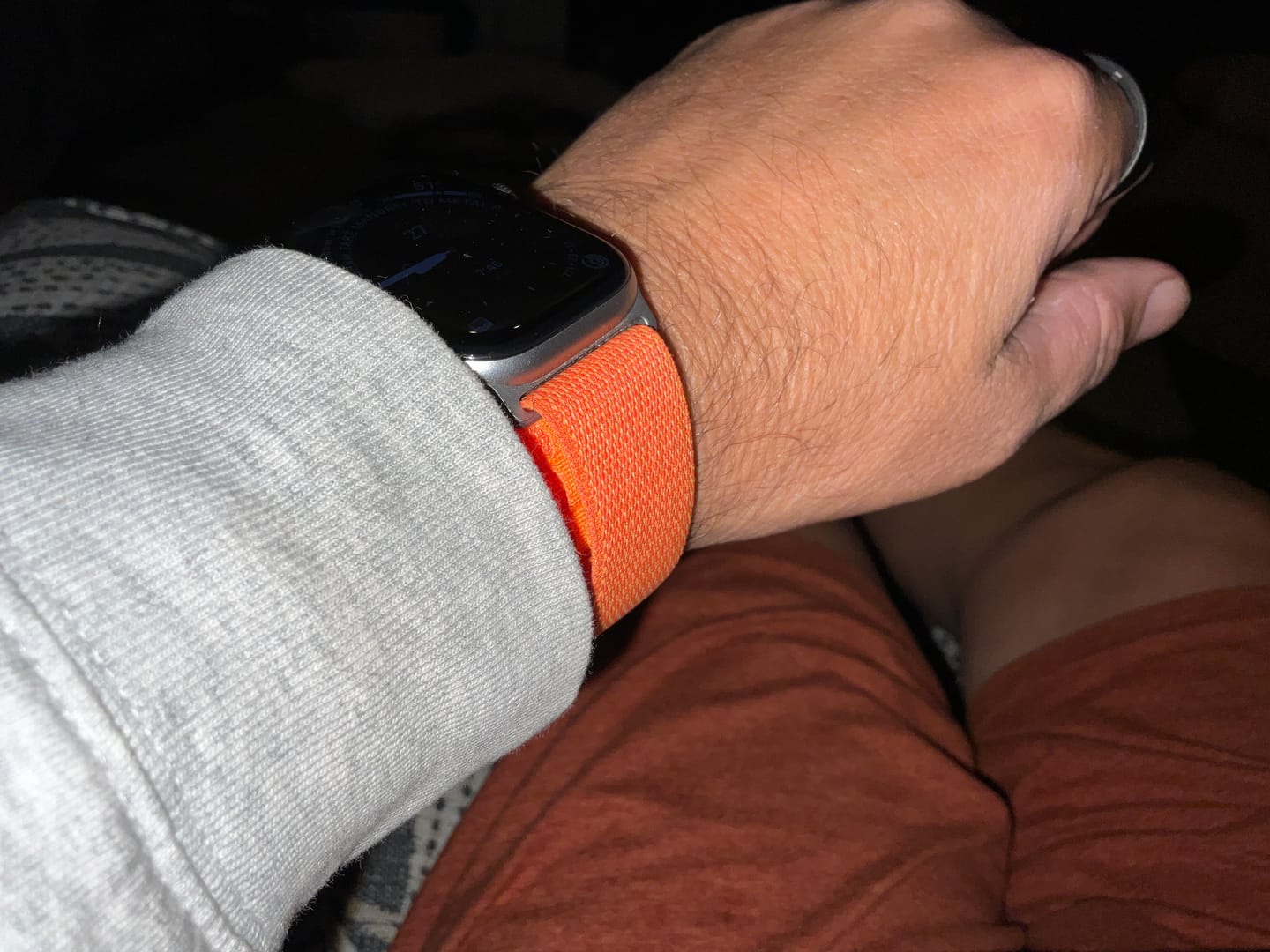 Customer photo review of Apple Watch Nylon Strap - Rugged Alpine Loop