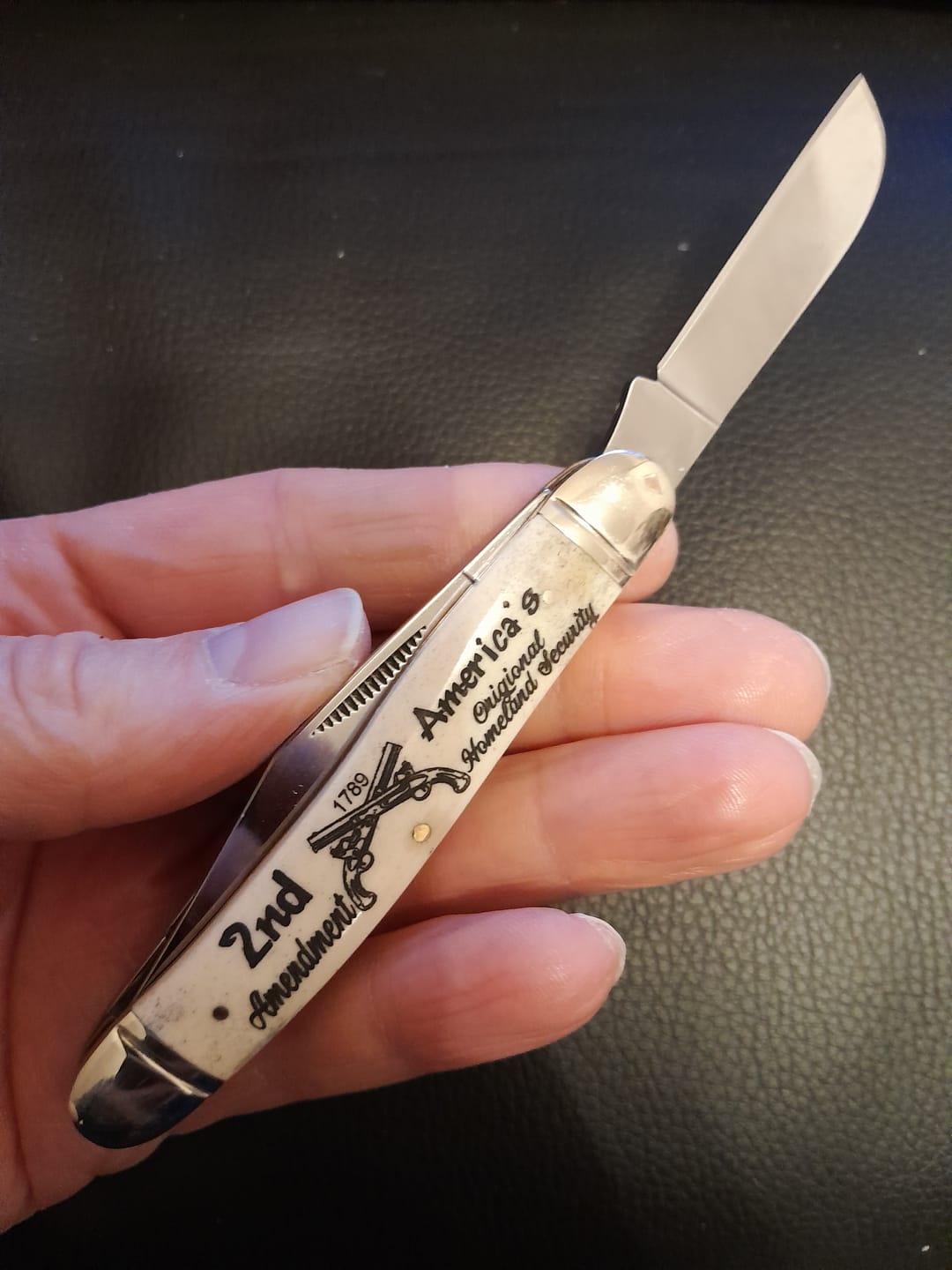 Customer photo review of Stockman - 2ND AMENDMENT 1789 AMERICA'S ORIGINAL HOMELAND SECURITY
