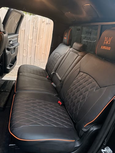 Customer photo review of Premium Custom-Fit Seat Covers