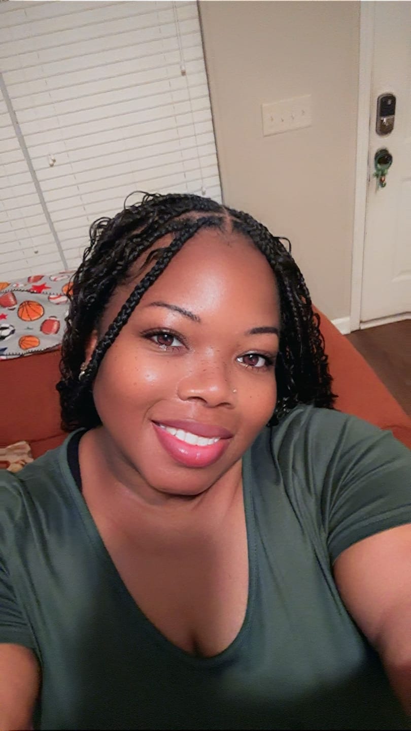Customer photo review of Pre-Divided Double Drawn Burmese Water Wave Human Hair Bulk