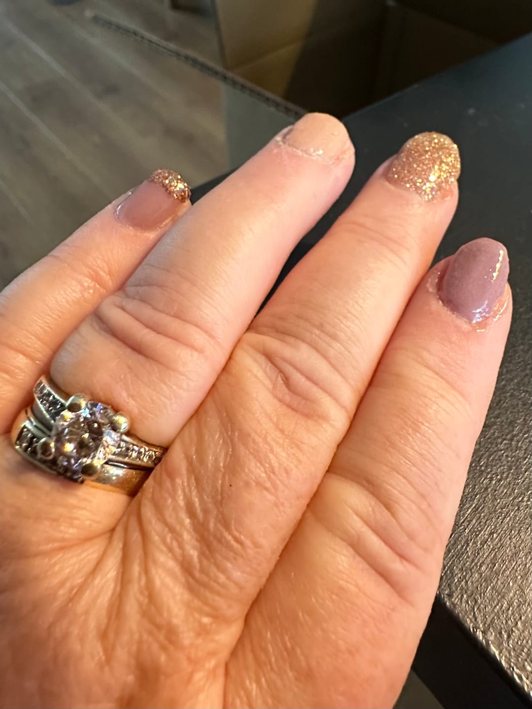 Customer photo review of Mocha Delight Dipping Powder
