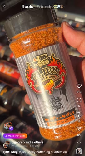 Customer photo review of Cajun Honey Rub