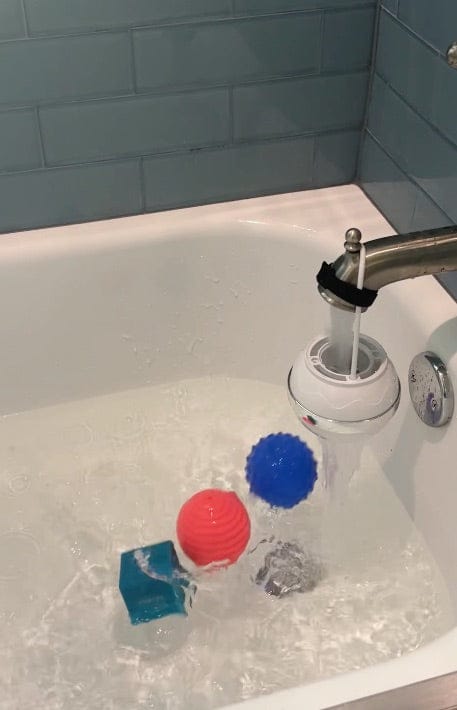 Customer photo review of Skincare Bath Filter by Kinder Filter