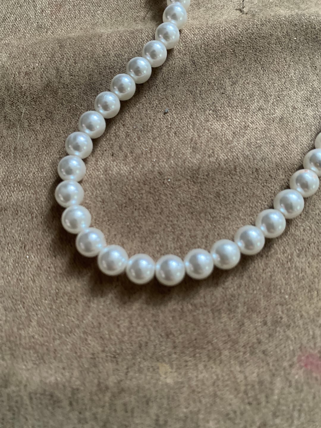 Customer photo review of Classic 6mm Round Pearl Necklace