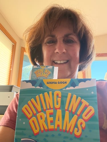 Customer photo review of Diving into Dreams - Signed Copy