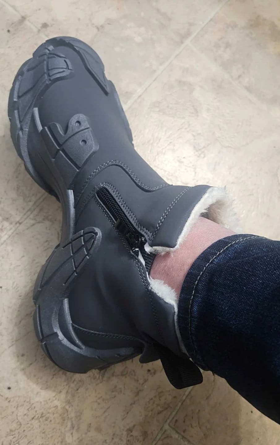 Customer photo review of ThermaBoots™ Fleeced Waterproof Boots