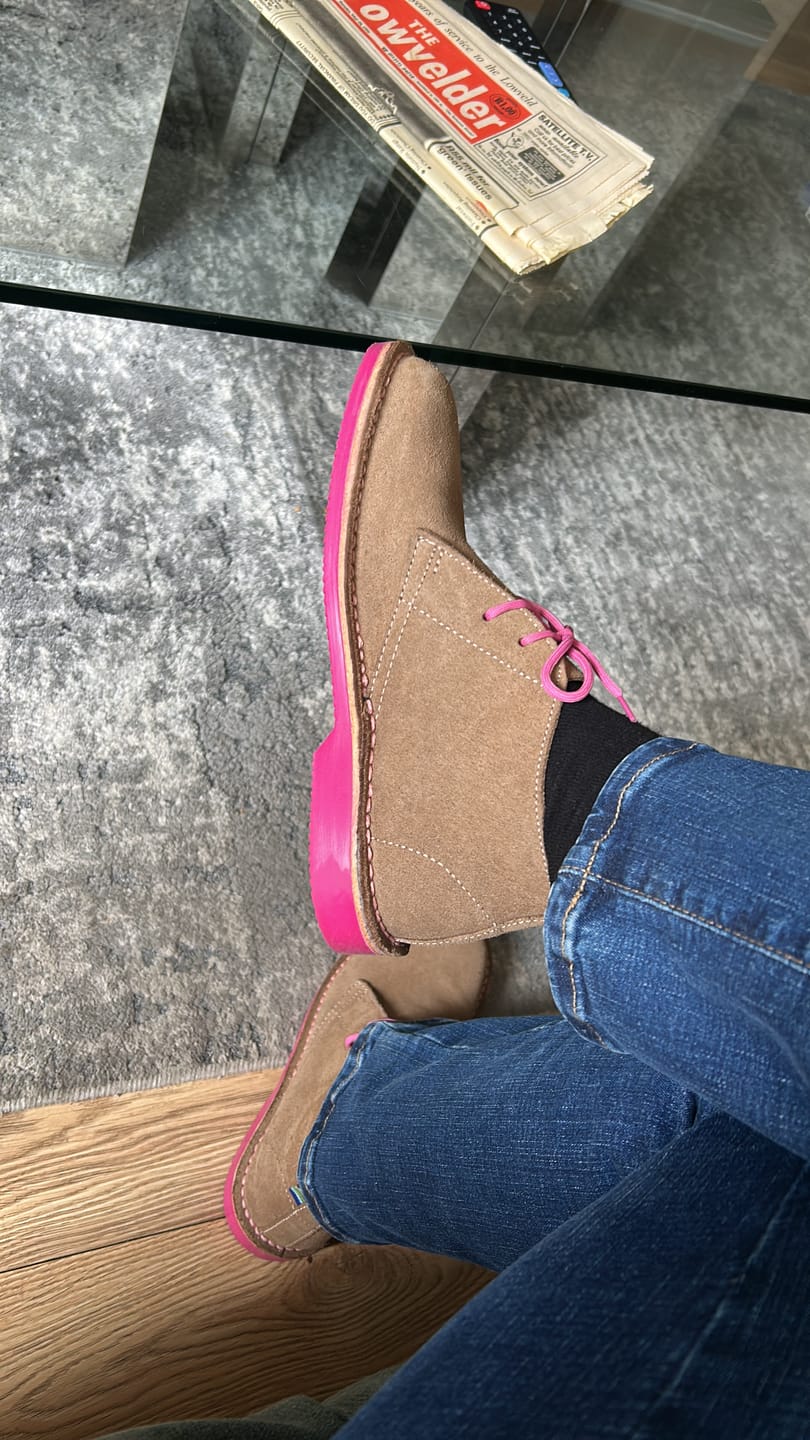 Customer photo review of Heritage Hadeda (Hot Pink Sole)