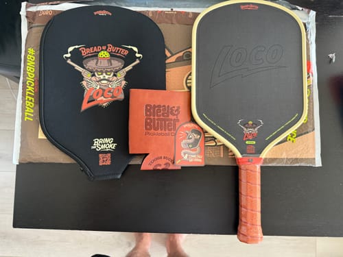Customer photo review of The Loco 16mm Pickleball Paddle- Hybrid (PRE-ORDER) (READ DESCRIPTION)
