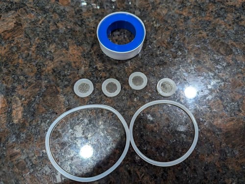 Customer photo review of AguaCure HydroShower™ – Filtro de Regadera con 20 Etapas de Filtración