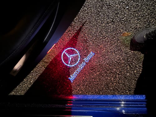 Customer photo review of MERCEDES DOOR LIGHTS