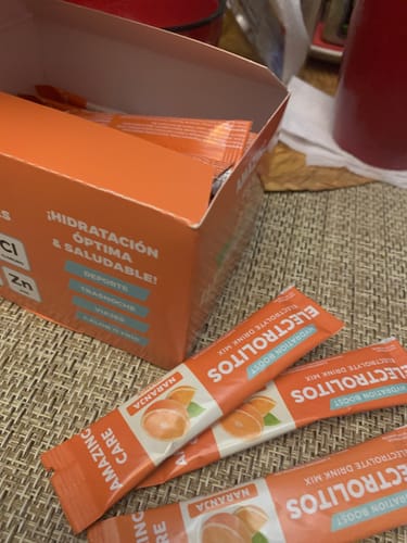 Customer photo review of Súper Pack Electrolitos Mix Sabores (120 sticks)