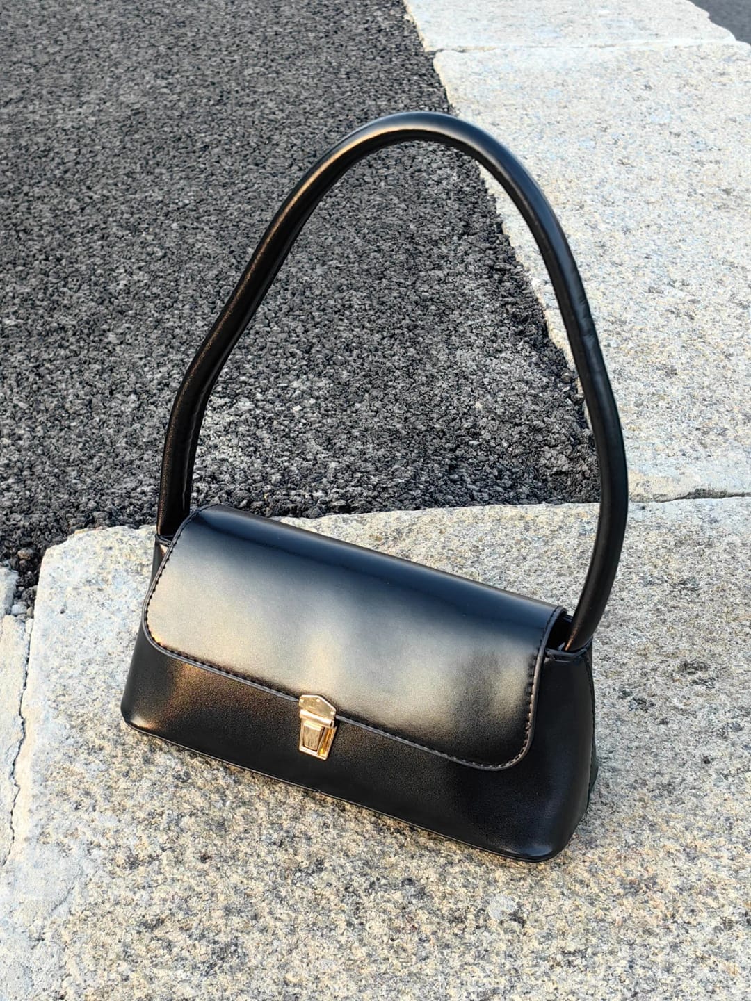 Customer photo review of Tina Leather Shoulder Bag