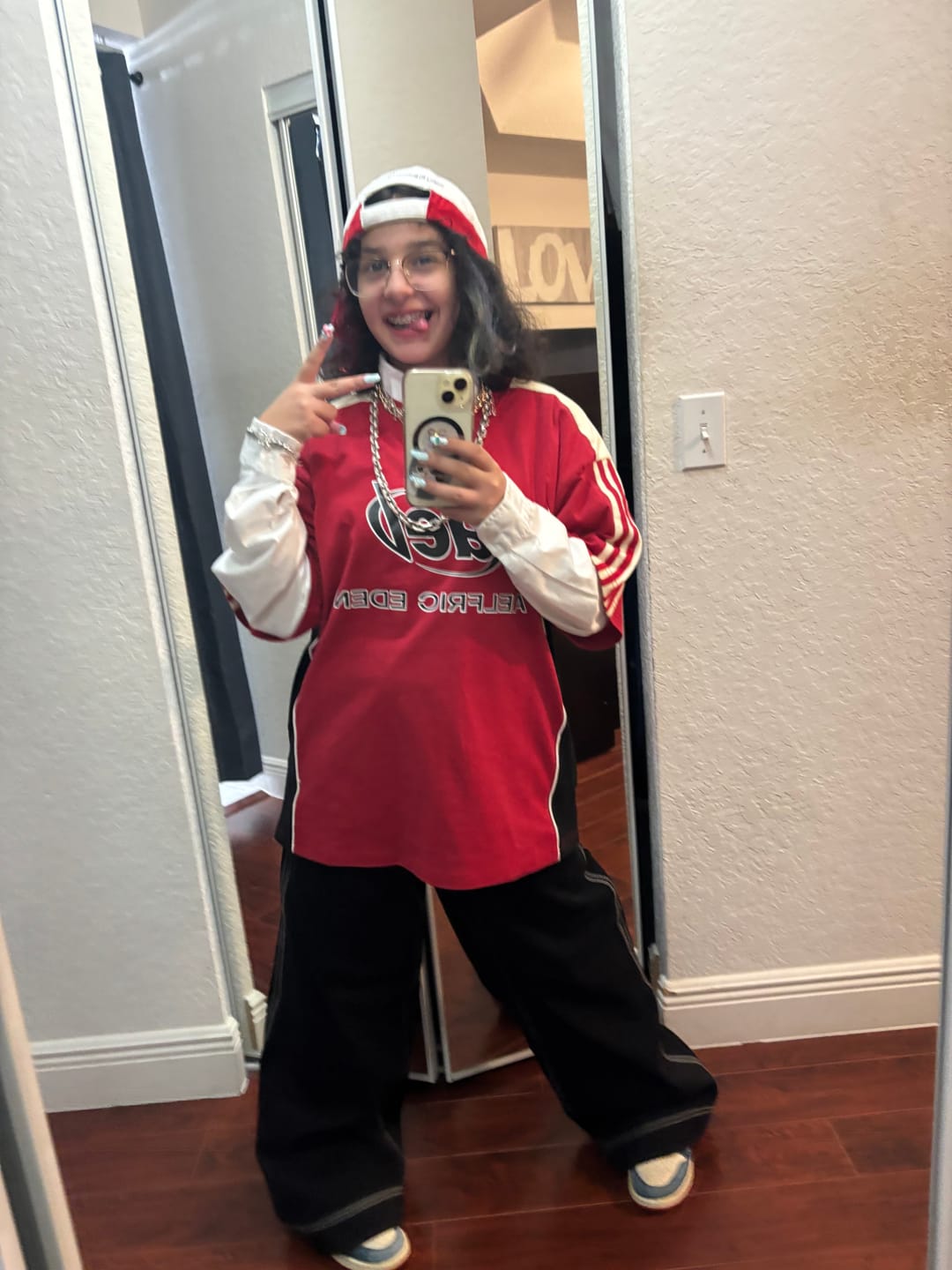 Customer photo review of Aelfric Eden Color Block Speedway Tee