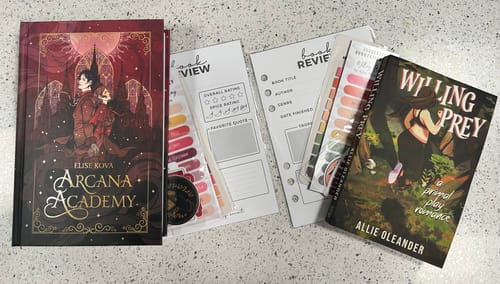 Customer photo review of good girl book club subscription