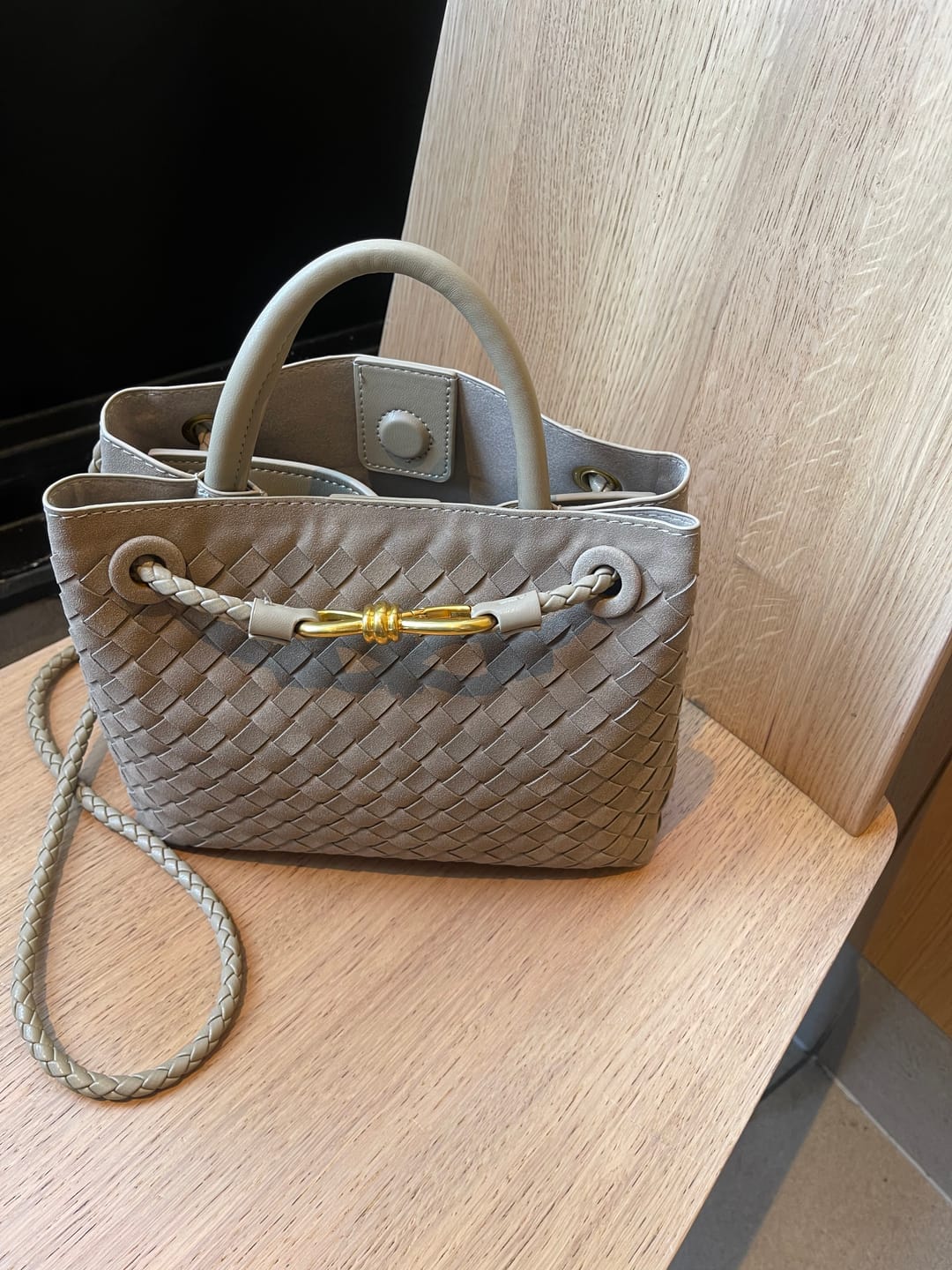 Customer photo review of Brushed Small Aurora Bag
