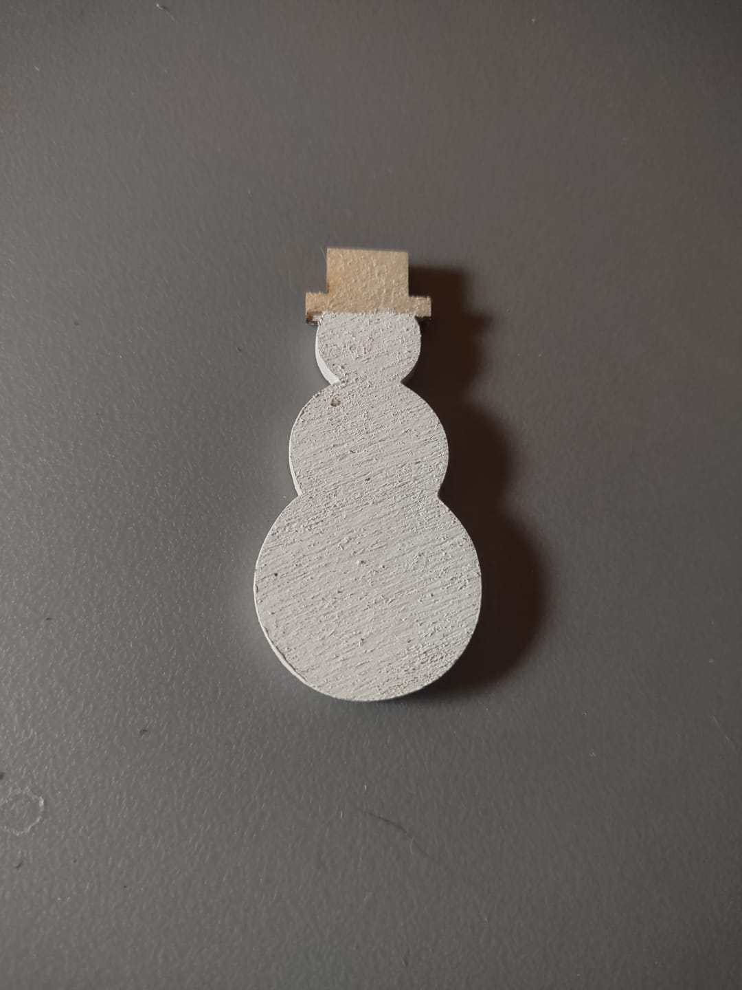 Customer photo review of Unfinished Wood Tall Snowman Shape - Craft - up to 46" DIY