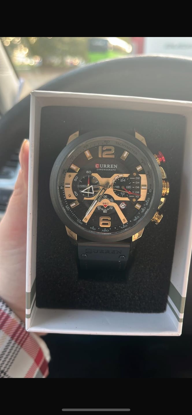 Customer photo review of Curren Galacticos® orologio uomo pelle