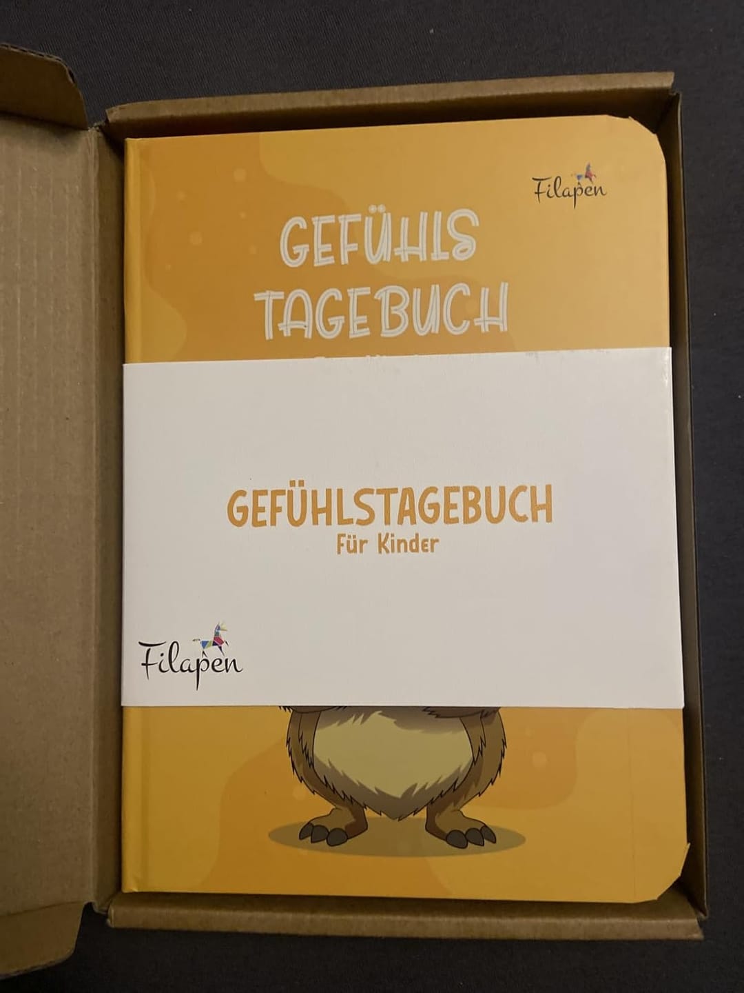 Customer photo review of Filapen - Gefühlstagebuch für Kinder (+ gratis Gefühlskarten)