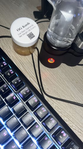 Customer photo review of OG Kush | Live Resin Diamonds