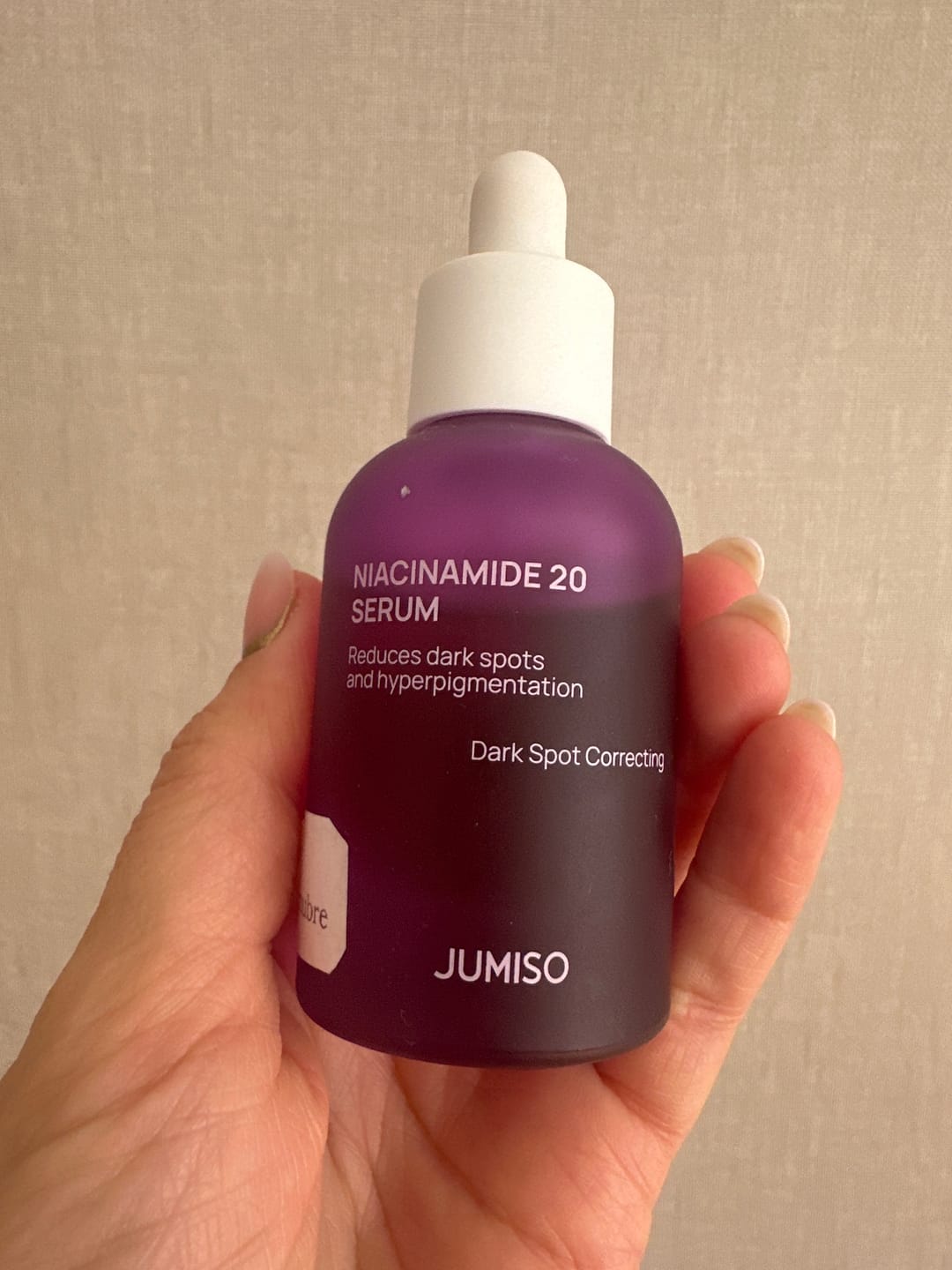 Customer photo review of Jumiso - Niacinamide 20 Serum 40 ML | Serum Antimanchas e Hiperpigmentacion