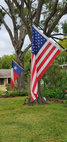 Customer photo review of 3' x 5' American Flag