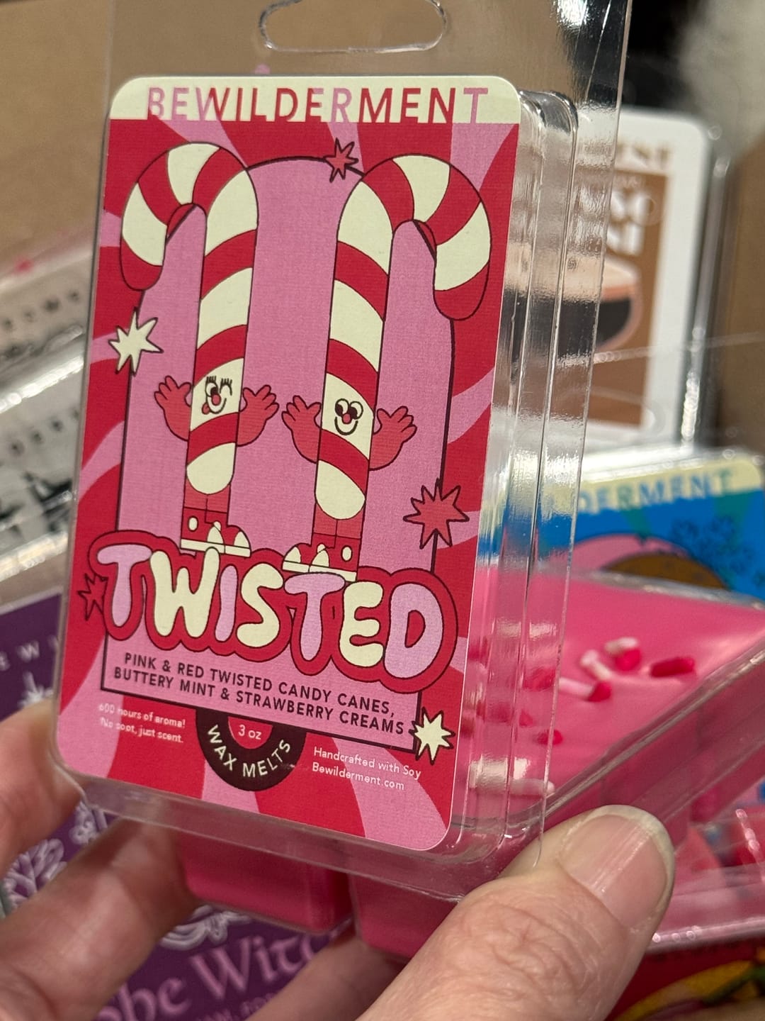 Customer photo review of Twisted Peppermint Wax Melts