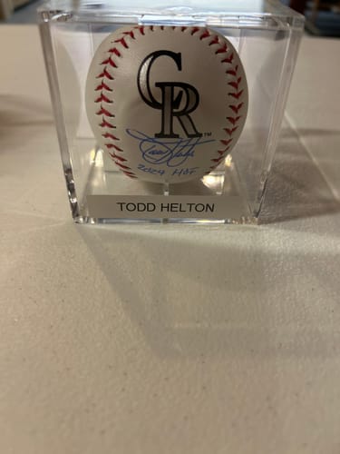 Customer photo review of Todd Helton Autograph Signing