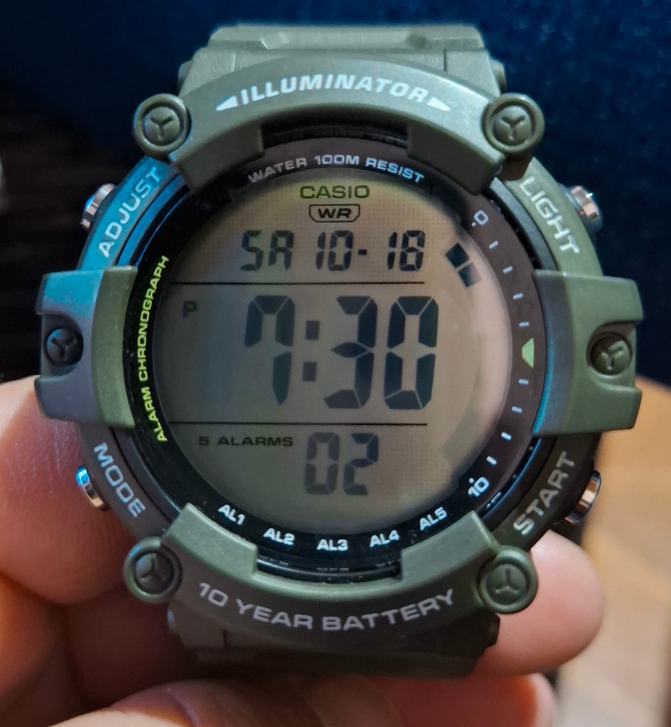Customer photo review of Reloj Casio Vintage AE-1500WHX-3AVDF Verde