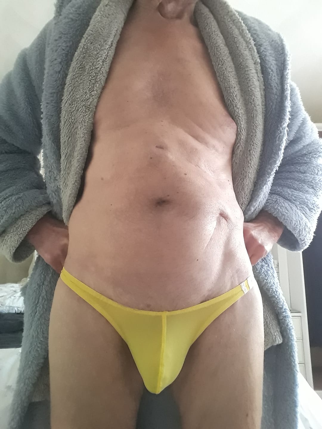 Customer photo review of Men's U-Pouch Low-Rise Trendy Sexy Thongs