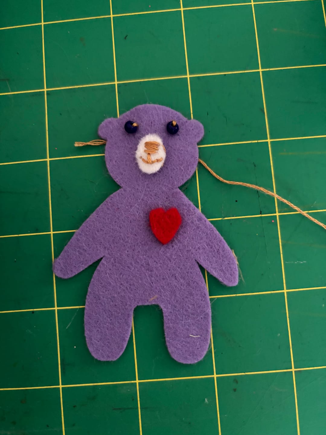 Customer photo review of Premium Wool Blend Craft Felt Sheets - Value Packs