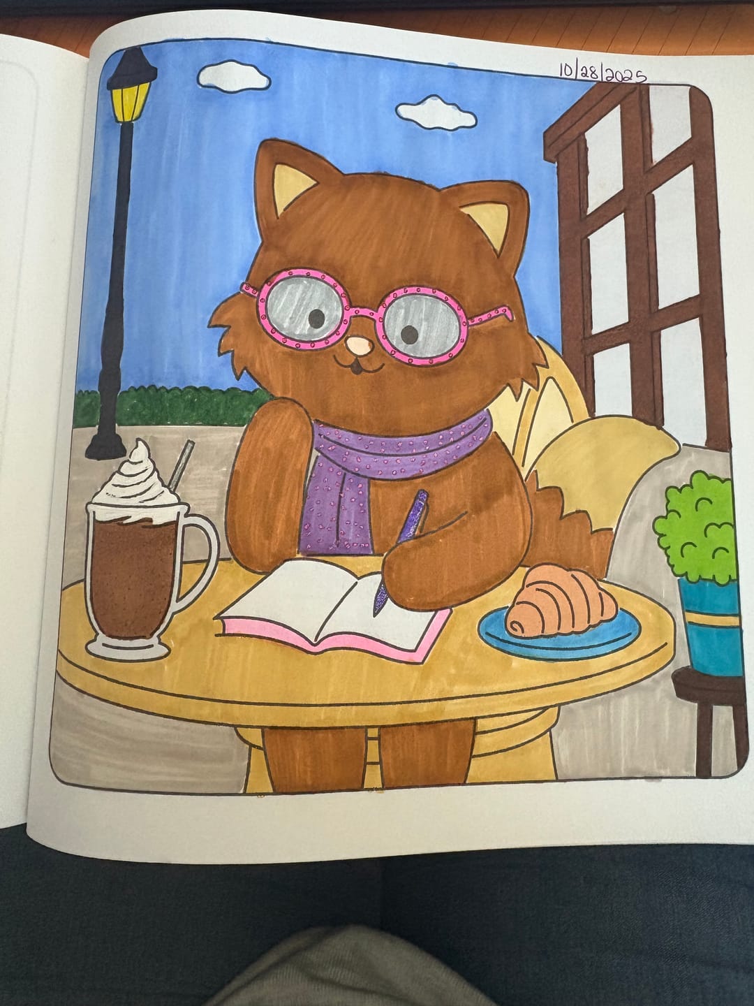 Customer photo review of Ohuhu Paper-friendly (No Peeling) Markers Water-based 60 Colors